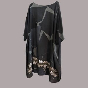 ANTONI & ALISON Big Silk Dress Jewels 100% Silk lined 14
